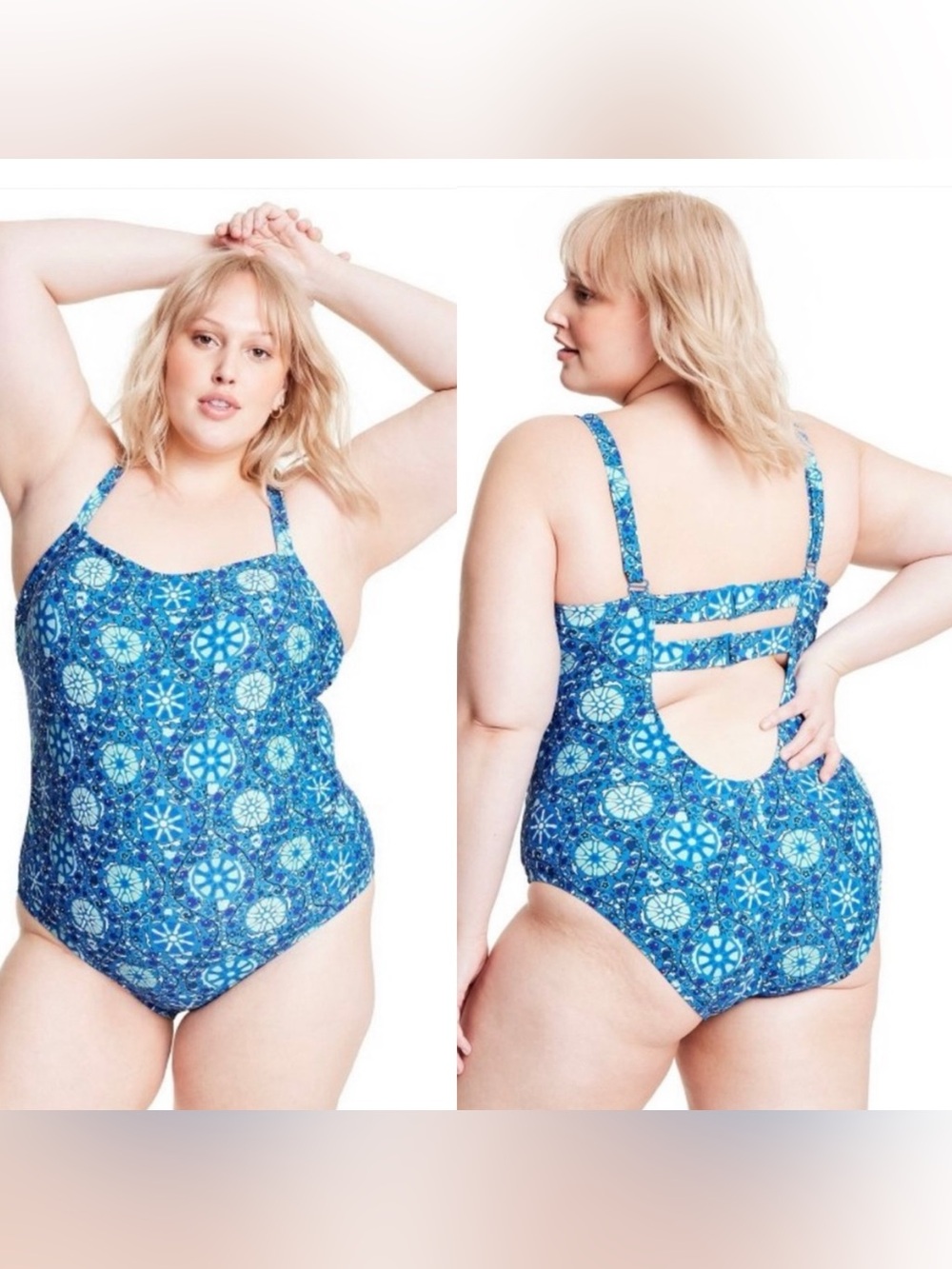 Rhode Zinnia Floral Print Swimsuit 2X